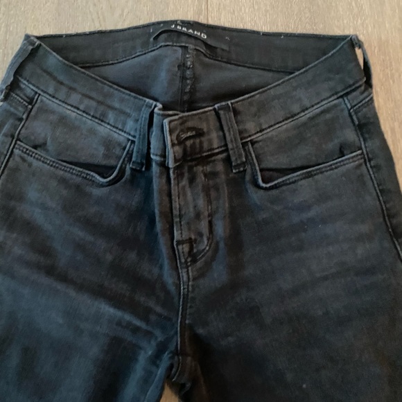 J brand skinny leather pieced jeans - Picture 9 of 10